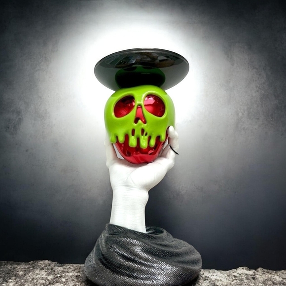 New Bath & Body Works Disney Evil Queen Candle Holder Poisoned Apple Snow White - Picture 5 of 11